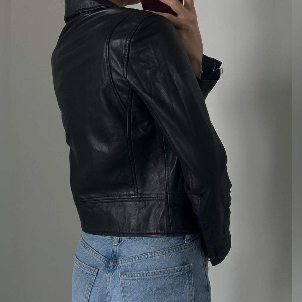 Mango Leather Jacket - image 4